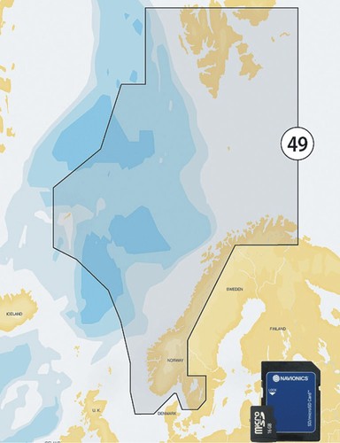 Navionics norvegia 49xg - navionics+, usato
