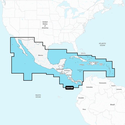 Navionics carta mappa - navionics+, caraibi