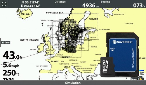 2026 navionics plus - plus, microsd